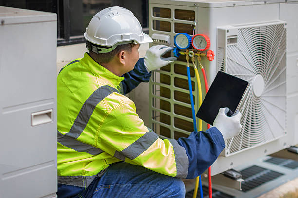 Professional Air Conditioning Repair technician working in Beverly, NJ